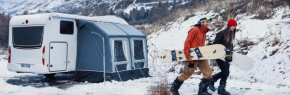 Caravana junto a Estación esquí Baqueira